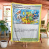 Champions Festival Card Custom Pokemon Blanket