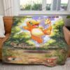 Painted Charmander Custom Pokemon Blanket