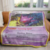 Gengar Stormfront Custom 2-Side Printed Thicken Pokemon Blanket