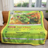 Sceptile Celestial Storm Custom Pokemon Blanket