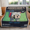 Game Minecraft Cry Woof Custom Pokemon Blanket