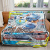 Blastoise & Piplup-GX Cosmic Eclipse Custom 2-Side Printed Thicken Pokemon Blanket