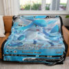 Glaceon V Custom 2-Side Printed Thicken Pokemon Blanket