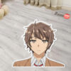 Sakuta Azusagawa Shaped Rug Custom Bunny Girl Senpai Anime Room Decor