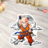 Dragon Ball Krillin Shaped Rug Custom Moon Clouds Anime Room Decor