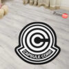 Dragon Ball Capsule Corporation Shaped Rugs Custom For Room Decor Mat Quality Carpet