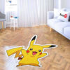 Pokemon Pikachu Shaped Rug Custom Anime Mats Room Decor Quality Carpets