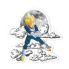 Dragon Ball Vegeta SSJ Shaped Rug Custom Moon Clouds Anime Room Decor