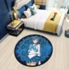 Sailor Mercury Round Rug Custom Sailor Moon Anime Room Mats