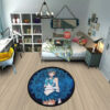 Sailor Mercury Round Rug Custom Sailor Moon Anime Room Mats