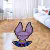 Dragon Ball Beerus Shaped Rugs Custom Anime Room Mats