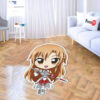 Asuna Yuuki Shaped Rugs Custom Anime Sword Art Online Room Mats