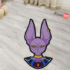 Dragon Ball Beerus Shaped Rugs Custom Anime Room Mats