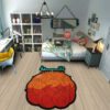 Mera Mera Shaped Rug Custom Devil Fruit Anime Room Decor