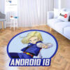 Dragon Ball Android 18 Shaped Rug Custom Anime Room Mats