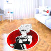 Dragon Ball Bardock Shaped Rug Custom Anime Mats Room Decor Quality Carpets