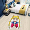 Sailor Moon Shaped Rug Custom Sailor Moon Anime Room Decor