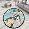 Dragon Ball Bulma Skill Round Rug Custom Anime Room Mats