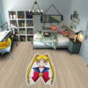 Sailor Moon Shaped Rug Custom Sailor Moon Anime Room Decor