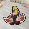 Deidara Shaped Rugs Custom Symbol Anime Room Mats