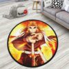 Kyoujurou Rengoku Round Rug Custom Anime Room Mats