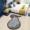 Ito Ito Shaped Rug Custom Devil Fruit Anime Room Decor