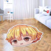 Zenitsu Agatsuma Shaped Rug Custom For Room Mats Decor Quality Carpet