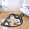 Hyuuga Neji Shaped Rug Custom Anime Room Mats