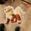 Pokemon Arcanine Shaped Rug Custom Anime Mats Room Decor