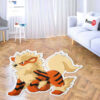 Pokemon Arcanine Shaped Rug Custom Anime Mats Room Decor