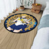 Sailor Uranus Round Rug Custom Sailor Moon Anime Room Mats