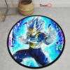 Dragon Ball Vegeta Blue Skill Round Rug Custom Anime Room Mats