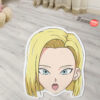 Dragon Ball Android 18 Shaped Rugs Custom Anime Room Mats