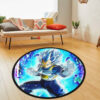 Dragon Ball Vegeta Blue Skill Round Rug Custom Anime Room Mats