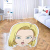 Dragon Ball Android 18 Shaped Rugs Custom Anime Room Mats