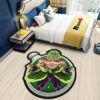 Dragon Ball Super Broly Shaped Rug Custom Anime Room Decor