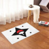 Uchiha Clan Shaped Rugs Custom For Room Decor Mat Quality Carpet