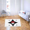 Uchiha Clan Shaped Rugs Custom For Room Decor Mat Quality Carpet