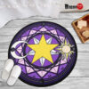 Violet Magic Circles Round Rug Custom Cardcaptor Sakura Anime Room Mats