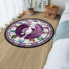 Pokemon Mewtwo Round Rug Custom Anime Room Mats