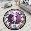 Pokemon Mewtwo Round Rug Custom Anime Room Mats