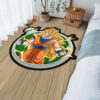 Dragon Ball Goku Ssj Shaped Rug Custom Anime Room Decor