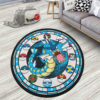 Pokemon Gyarados Round Rug Custom Anime Room Mats