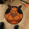 Kurama Shaped Rugs Custom Anime Room Mats