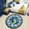 Pokemon Gyarados Round Rug Custom Anime Room Mats