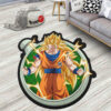 Dragon Ball Goku Ssj Shaped Rug Custom Anime Room Decor