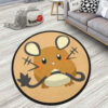 Pokemon Dedenne Round Rug Custom Anime Rug Floor Mats