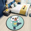 Pokemon Oshawott Round Rug Custom Anime Rug Floor Mats