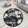 Giyuu Tomioka Manga Round Rug Custom Anime Room Mats