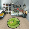 Pokemon Swadloon Round Rug Custom Anime Rug Floor Mats